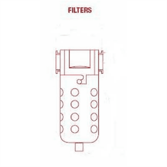 Milton Industries 1/4" Coalescing Filter Metal Bowl