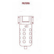 Milton Industries 1/4" Coalescing Filter Metal Bowl