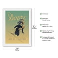 thumbnail image 2 of Dovre Ski Binding Company - Used by Champions - Vintage Advertising Poster by G. Hansen c.1930s - Japanese Unryu Rice Paper Art Print 24 x 32 in, 2 of 4