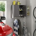 thumbnail image 3 of Systembuild Evolution Camberly 2 Door Wall Cabinet with Hanging Rod, Graphite Gray, 3 of 9
