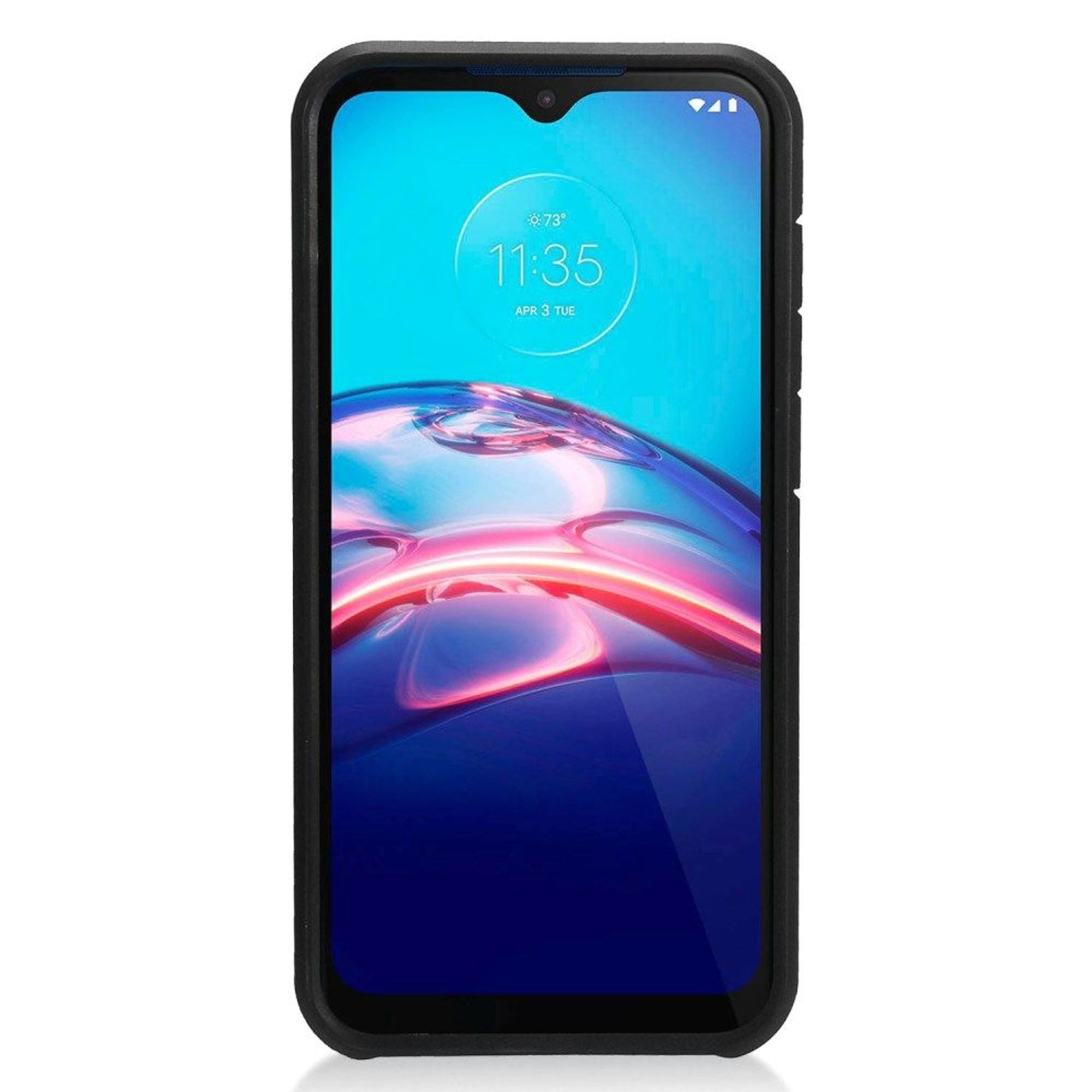 For Motorola Moto E (2020) Case, by Insten Marble Dual Layer [Shock