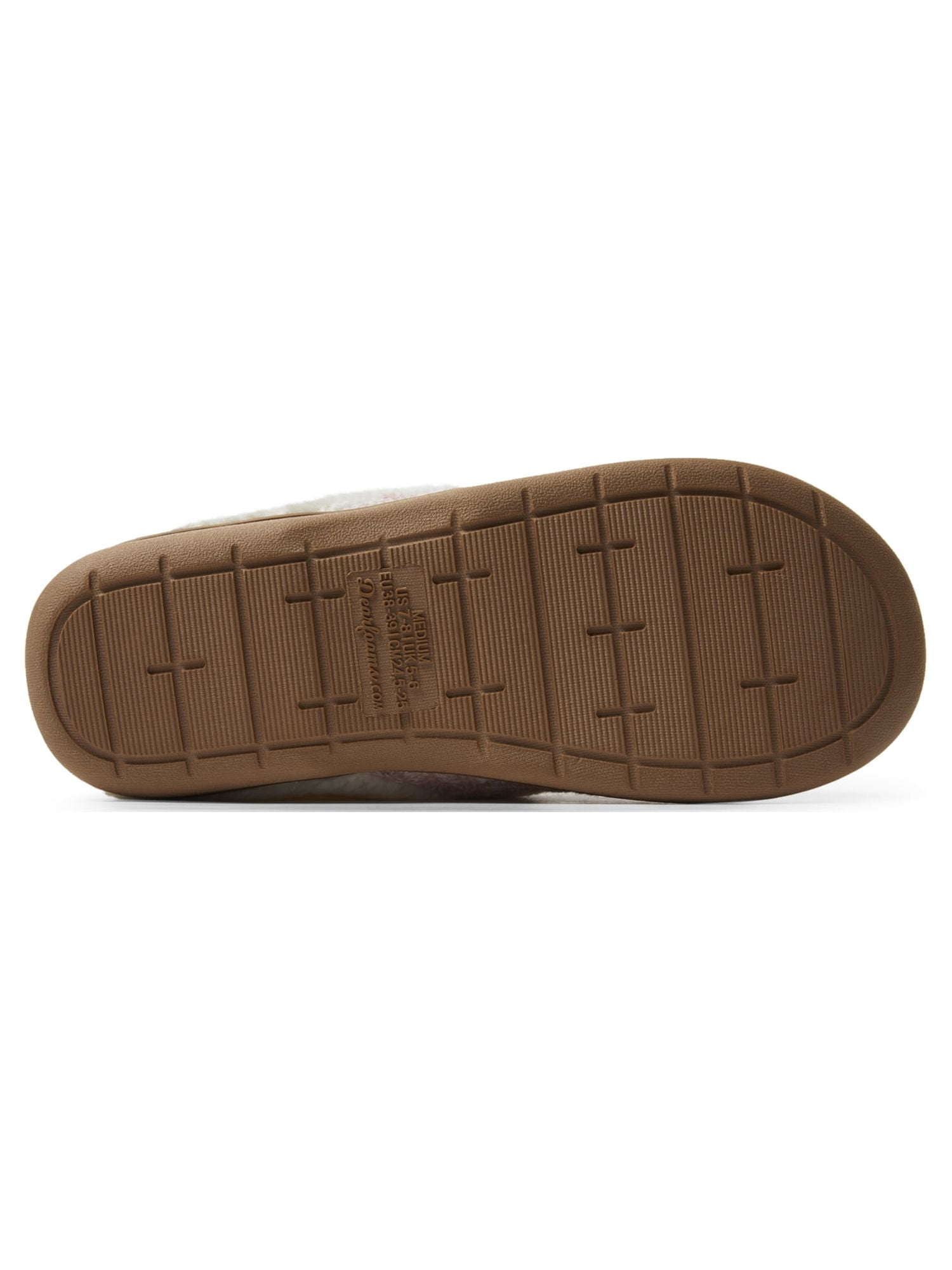 Dearfoams Cozy Comfort Women's Cable Knit Clog Slippers