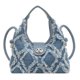 thumbnail image 1 of Bolso de mezclilla para mujer Bolso de hombro de moda Bolso cruzado Argyle, 1 of 5