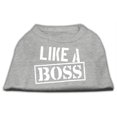 thumbnail image 1 of Like A Boss Screen Print Shirt Grey Xs (8), 1 of 1