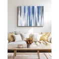 thumbnail image 4 of Blue Gray Wall Art for Living Room,Canvas Picture Wall Decor for Bathroom Bedroom,Modern Simple Abstract White Ombre Texture Painting Artwork for Office Kitchen Hallway Dining Room Home Decor 12"x16", 4 of 8