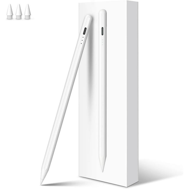 Compatible avec le Stylet Apple Pencil 2e Génération, Stylet Compatible avec iPad, Apple, 2018-2024, avec Charge Rapide