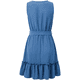 thumbnail image 1 of Vestido Sin Mangas con Escote en V para Mujer, Color Azul, Talla L, 1 of 10