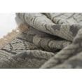 thumbnail image 6 of Momeni Bristol Hand Woven Wool and Cotton Geometric Grey Area Rug 2'3" X 8' Runner, 6 of 12