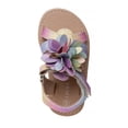 thumbnail image 2 of Laura Ashley open toe, T- strap with a Flower, 2 of 5