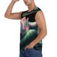 thumbnail image 3 of Balery Snake Holding A Lotus Camisetas sin mangas para hombre, absorbe la humedad y protege contra el mal olor.-3X-Large, 3 of 7
