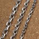 thumbnail image 4 of 5 M de material acero Inoxidable Cadenas de Fabricación de Joyas Cable Bordillo O Anillos Hallazgos 4x6 Mm, 4 of 9