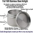 thumbnail image 2 of CoaGu 8oz Sugar Canisters 18/8 Stainless Steel Food Containers for For Child's Lunch, Tea, Sugar, Coffee, Candy, 2 of 10