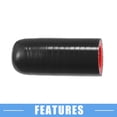 thumbnail image 5 of 1 Set 18mm 0.71" ID Car Silicone Coolant Cap Intake Vacuum Hose End Plug Car Coolant Heater Black, 5 of 6