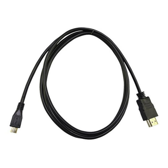 Micro USB to HDMI Adapter Cable 6FT Black for Android Phones, Tablets & Cameras | High-Speed MHL to HDMI Converter