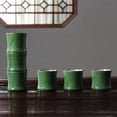thumbnail image 2 of 10 Pcs Ceramic Tea Tasting Cup for Festival Gifts, Imitation Green Kung Tea Cup, Small Green Cup, 2 of 5