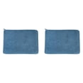 thumbnail image 2 of 2Pcs Microfiber Dish Drying Mat, Highly Absorbent Quick Drying Kitchen Counter Pad for Dishes, Reusable Drainer Mat, 12X16In (Navy Blue), 2 of 5
