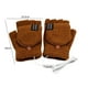 thumbnail image 3 of Guantes eléctricos USB Cómodos mitones portátiles con calefacción para el hogar (café), 3 of 5