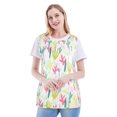 thumbnail image 1 of Delantal Cobbler Nanxson CF3177 para mujer con forma de cactus blanco, talla M, 1 of 4