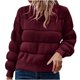 thumbnail image 2 of Puntoco Suéter Mujer Color Sólido Camiseta Manga Larga Blusa Cuello Redondo Casual tops Sudadera Navidad Liquidación Puntoco Puntoco-3569, 2 of 7