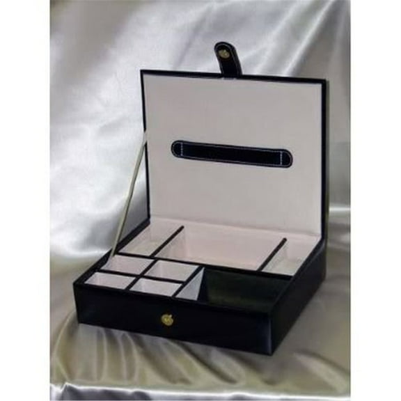 Mele and Co Carson Men's Dresser Top Valet Jewelry Box