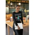 thumbnail image 2 of Old Glory Womens Mermaid Tree Ugly Christmas Sweater Long Sleeve T Shirt, 2 of 6