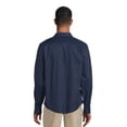 thumbnail image 3 of George Men's Long Sleeve Poplin Button-Up Shirt, 3 of 5