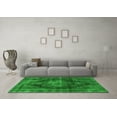 thumbnail image 3 of Ahgly Company Indoor Square Oriental Green Industrial Area Rugs, 8' Square, 3 of 4
