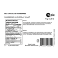 thumbnail image 3 of Yupik Milk Chocolate Cranberries, 1Kg, 3 of 3