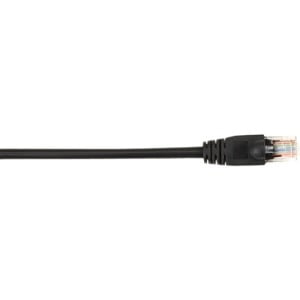Black Box CAT5e Value Line Patch Cable, Stranded, Black, 2-ft. (0.6-m) - Category 5e for Network Device - Patch Cable - 2 ft - 1 x RJ-45 Male Network - 1 x RJ-45 Male Network -