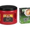 Folgers Coffee Combo 1-24.2oz Black Silk Coffee Canister & 1-50ct Stevia In The Raw