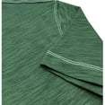 thumbnail image 6 of WREESH Men's Solid Henley Shirts Short Sleeve Turndown Collar Shirt for a Classic and Versatile Look Green, 6 of 8