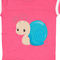 thumbnail image 4 of Inktastic Adorable Blue Snail Boys or Girls Baby Bodysuit, 4 of 5