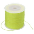 thumbnail image 1 of Unique Bargains 0.8mm x 109 Yard Nylon Satin Cord 0.8mm Beading String Braided Rope, Fluorescent Yellow, 1 of 6