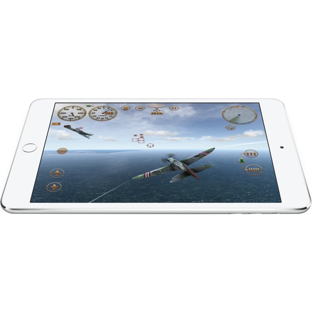 Apple iPad mini 3 Tablet, 7.9" QXGA, Cyclone Dual-core (2 Core) 1.30 GHz, 128 GB Storage, iOS 8, 4G, Silver - image 2 of 7