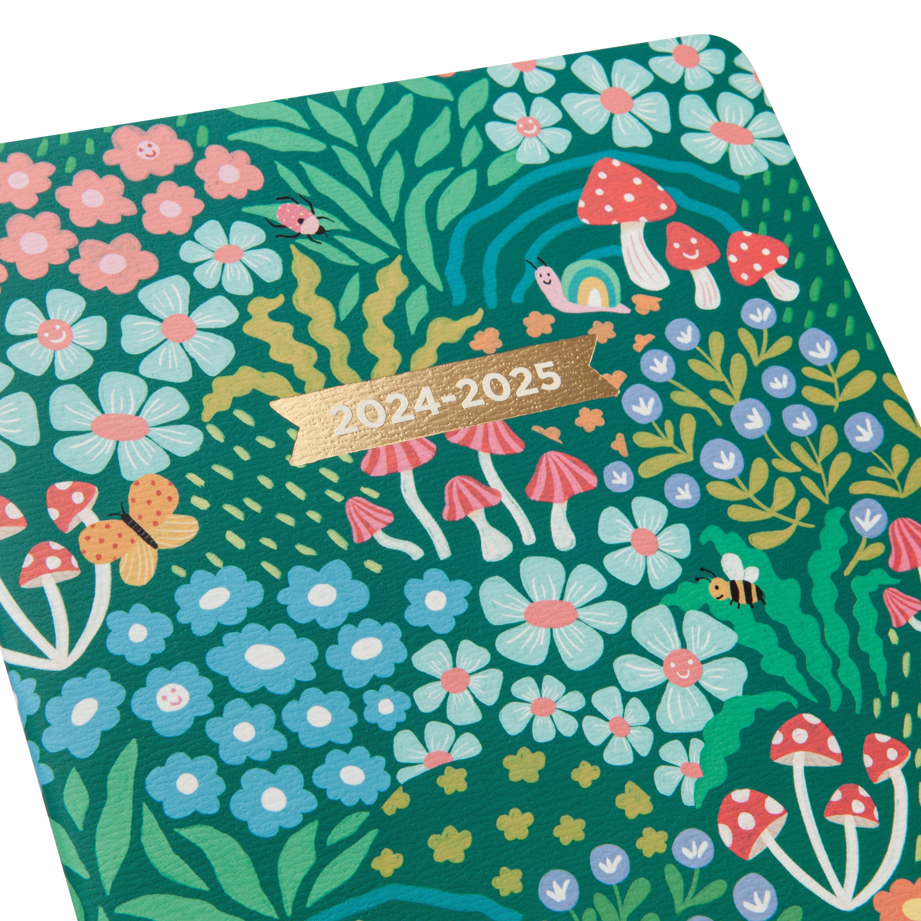 2024 - 2025 Mintgreen MW Flexible Monthly Mushroom Planner