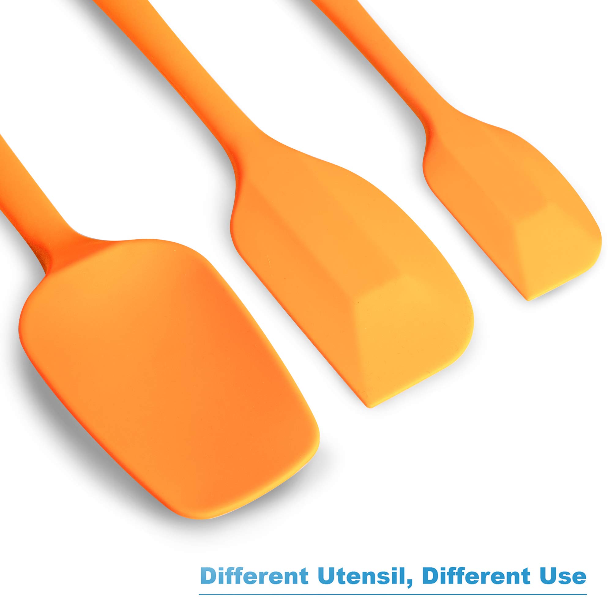 Silicone Spatula 3-piece Set, Ergonomic Handle High Heat-Resistant  Spatulas, Non-stick Rubber Spatul…See more Silicone Spatula 3-piece Set,  Ergonomic