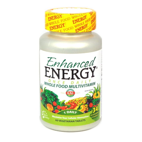 Enhanced Energy Once Daily By Kal - 60 Capsules