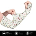 thumbnail image 2 of Zufioo Mini Wildflower Watercolor Pattern Ice Silk Arm Sleeves, Non-slip and UV-resistant Sleeves, Suitable for Sports and Outdoor Activities, Unisex, 2 of 7