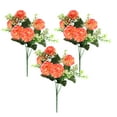 thumbnail image 1 of Ramo de 3 hortensias artificiales: hortensias artificiales realistas para sala de estar, oficina, centros de mesa de boda y arreglos florales DIY., 1 of 6