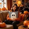 thumbnail image 2 of Fall Pillow Covers Halloween Fall Decorations Sofa Couch Pillow Covers Square Summer Pillow Covers 18x18 for Farmhouse Thanksgiving Pumpkin Pillowcase Decorative Throw Pillow Covers Cushion Cases, 2 of 6