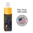 thumbnail image 4 of Briard Candy Corn Halloween Portrait Ultra Hugger for slim cans, 4 of 6