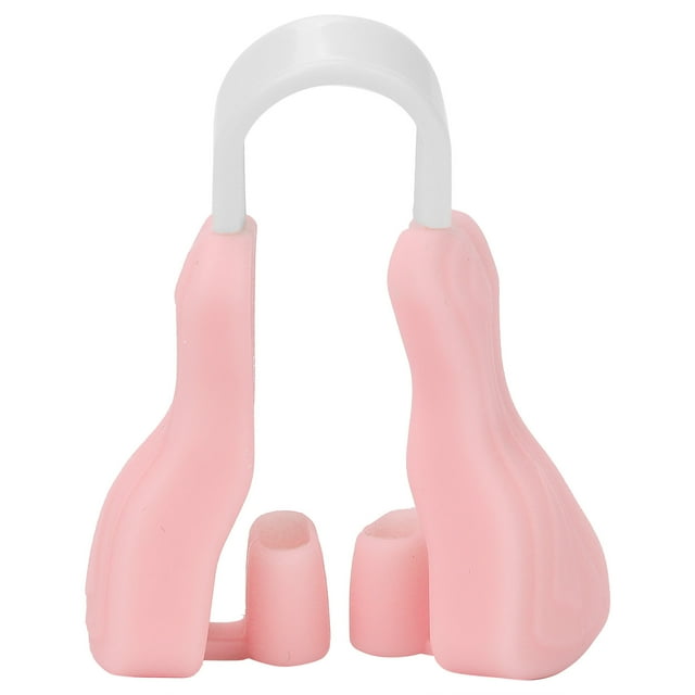 Clip de silicona suave para moldear la nariz, corrector portátil de viaje para el puente nasal, color rosa