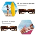 thumbnail image 3 of unbranded 1Ud Lentes De Sol Leopardo Cuadrados Personalizados Para Uso En Y Viajes, 3 of 8