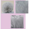 thumbnail image 2 of PIKADINGNIS Women Winter Warm Earflap Fleece Beanie Hat Cold Weather Pompom Skull Ski Caps with Visor, 2 of 2
