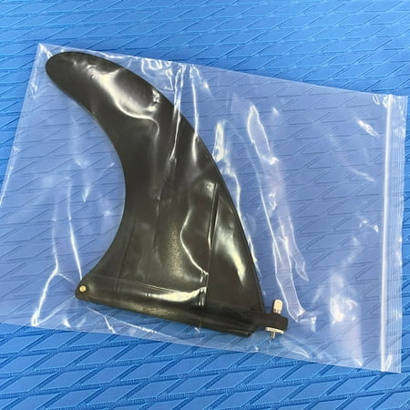 Clispeed 1Pc Nylon and Plastic Black Surfboard Fin Balanced and Lightweight for Outdoor Surfboard Use