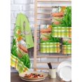 thumbnail image 2 of Easter Bunny Kitchen Dish Towels for Drying Dishes Set of 2, Spring Green Garden Floral Botanical Plaid Waffle Weave Microfiber Hand Tea Bathroom Towels Quick Dry & Absorbent Towel 15.7x23.6, 2 of 7
