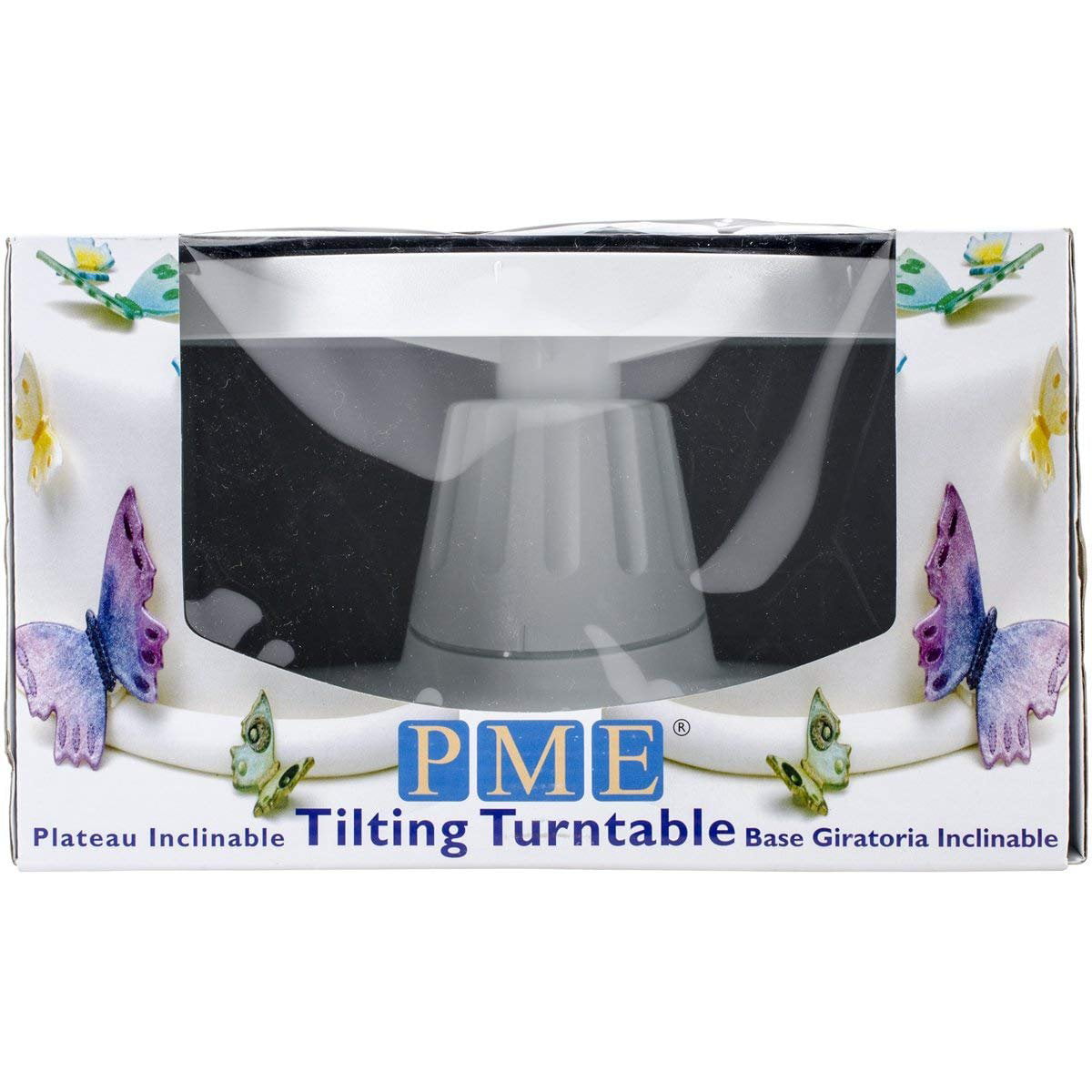 White Standard CK Products TT460 PME Tilting Turntable for Cake Decorating