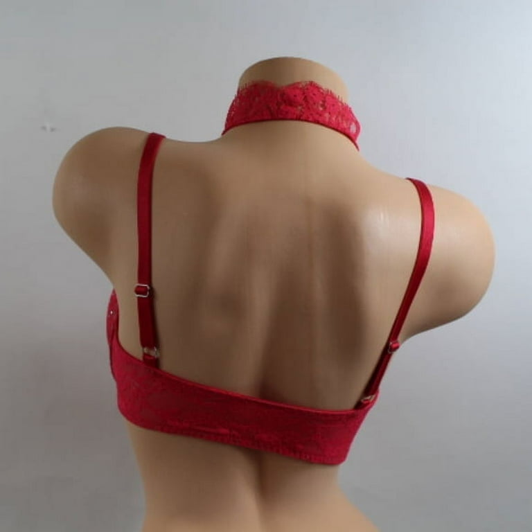 Victoria's Secret Embroidery Rhinestone Very Sexy Push-Up Bra & Thong Set  (32D) 