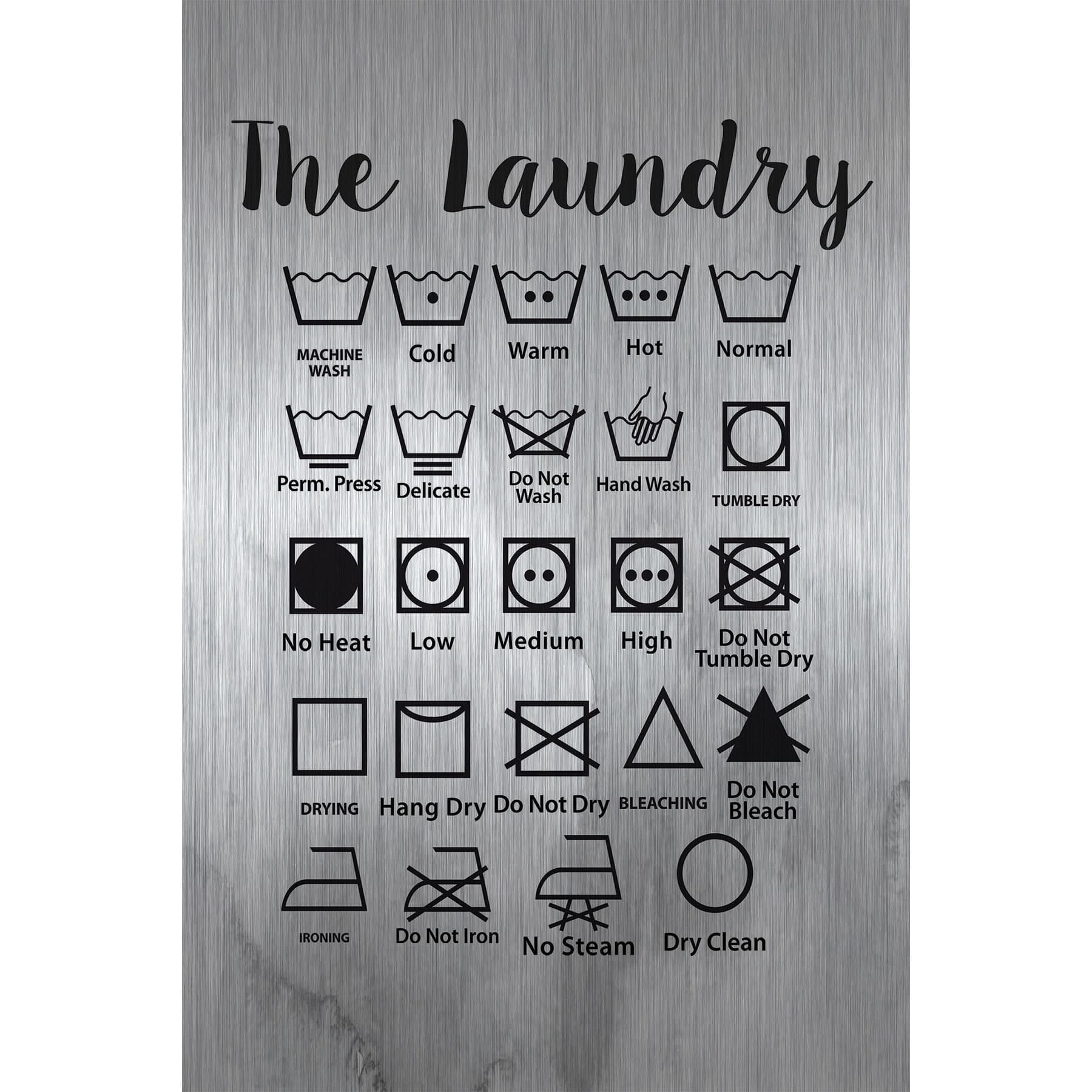 Marmont Hill - "The Laundry" By Diana Alcala Painting Art Print On Brushed Aluminum, 30.0" x 1.5"