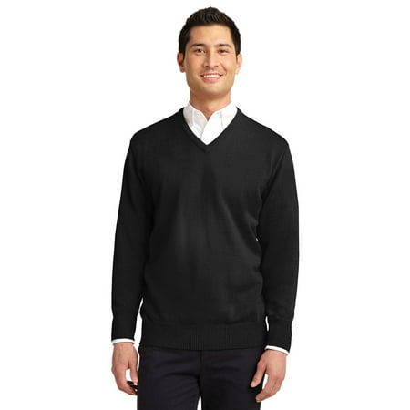 Eagle V-neck Sweater - Port Authority Men's Value V-Neck Sweater